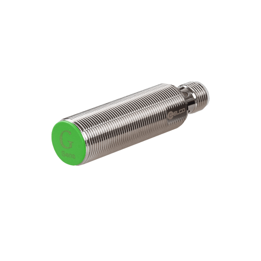 Inductive Sensor, Threaded cylindrical housing  M18, Switching distance 8 mm, Flush, IP68, -30…85 °C, 2-wire AC/DC, M12 connector