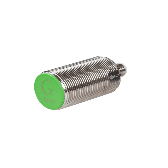 Inductive Sensor, Threaded cylindrical housing  M30, Switching distance 15 mm, Flush, IP68, -30…85 °C, 2-wire AC/DC, M12 connector