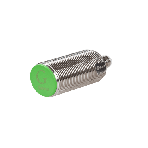 Inductive Sensor, Threaded cylindrical housing  M30, Switching distance 15 mm, Flush, IP68, -30…85 °C, 2-wire AC/DC, M12 connector