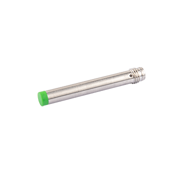Inductive Sensor, Metal smooth cylindrical housing  d = 6.5 mm, Switching distance 2 mm, Non-flush, IP67, -25…70 °C, NPN NO, M8 connector