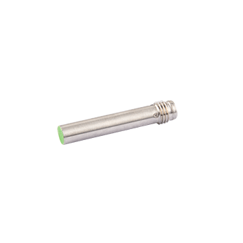 Inductive Sensor, Metal smooth cylindrical housing  d = 6.5 mm, Switching distance 1.5 mm, Flush, IP67, -25…70 °C, 2-wire DC, M8 connector