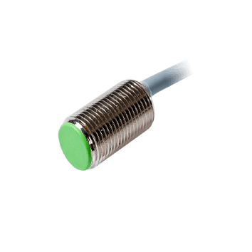 Inductive Sensor, Short threaded cylindrical housing  M8, Switching distance 2 mm, Flush, IP67, -25…70 °C, PNP NC, Cable 2 m