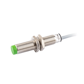 Inductive Sensor, Threaded cylindrical long housing M12, Switching distance 5 mm, Non-flush, IP67, -25…70 °C, NPN NO+NC, 2 m cable