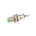 Inductive Sensor, Short threaded cylindrical housing  M12, Switching distance 2 mm, Flush, IP67, -25…70 °C, PNP NO, Cable 2 m
