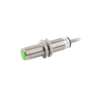 Inductive Sensor, Threaded cylindrical long housing M18, Switching distance 5 mm, Flush, IP67, -25…70 °C, AC NO, 2 m cable