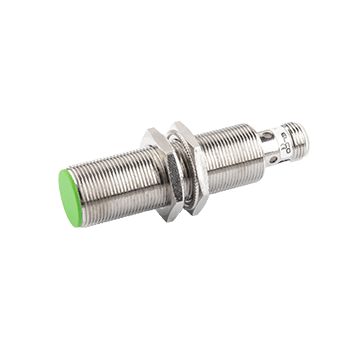 Inductive Sensor, Threaded cylindrical long housing M18, Switching distance 5 mm, Flush, IP67, -25…70 °C, PNP NO, M12 connector