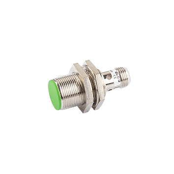 Inductive Sensor, Short threaded cylindrical housing  M18, short size, Switching distance 5 mm, Flush, IP67, -25…70 °C, PNP NO, M12 connector