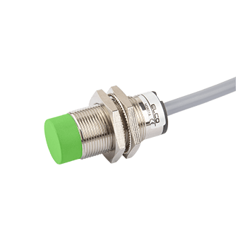 Inductive Sensor, Short threaded cylindrical housing  M18, short size, Switching distance 8 mm, Non-flush, IP67, -25…70 °C, PNP NO/NC, Cable 2 m