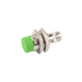 Inductive Sensor, Short threaded cylindrical housing  M18, short size, Switching distance 8 mm, Non-flush, IP67, -25…70 °C, PNP NO, M12 connector