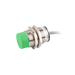 Inductive Sensor, Short threaded cylindrical housing  M30, Switching distance 15 mm, Non-flush, IP67, -25…70 °C, PNP NO/NC, Cable 2 m