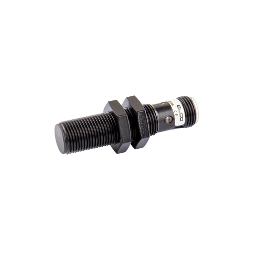 Inductive Sensor, Threaded cylindrical housing M12, PTFE anti interference series , Switching distance 4 mm, Flush, IP67, -25…70 °C, NPN NO, M12 Connector