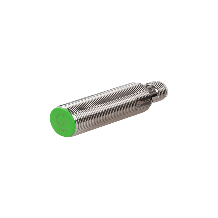 Inductive Sensor, Threaded cylindrical stainless steel housing M18, Switching distance 8 mm, Flush, IP68, -40…85 °C, NPN NO, M12 connector