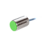 Inductive Sensor, Threaded cylindrical stainless steel housing M30, Switching distance 15 mm, Flush, IP68, -40…85 °C, PNP NC, Cable PUR 2 m