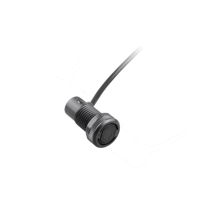 Photoelectric Sensor, OP12-Series, Opposed, Emitter, Infrared beam, Operating range 5 m, 10…30V DC, -10…50°C, IP67, Cable 2 m