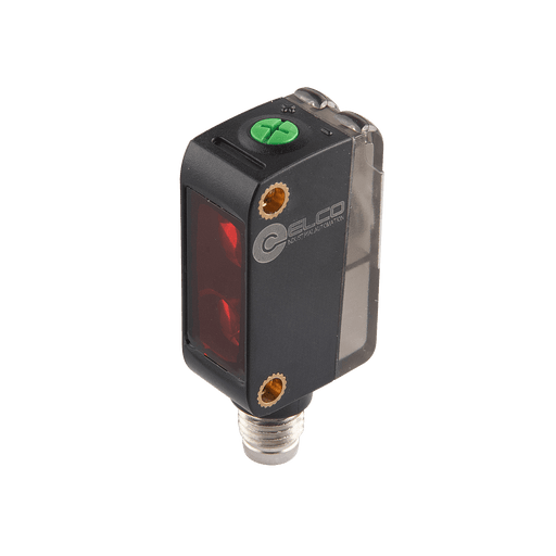 Photoelectric Sensor, OS10S-Series, Diffused with BGS, Red beam, Operating range 6...350 mm, PNP, L.O / D.O, 10…30V DC, -20…60°C, Switching frequency 400 Hz, IP67, M8 4-pin connector