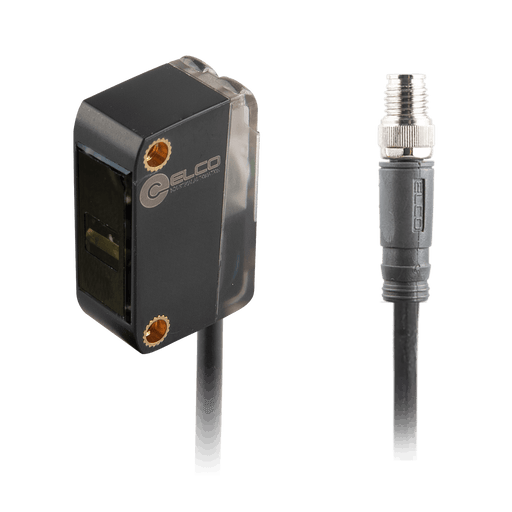 Photoelectric Sensor, OS10S-Series, Polarized retro-reflective, Red beam, Operating range 2 m, NPN, L.O / D.O, 10…30V DC, -20…60°C, Switching frequency 800 Hz, IP67, 0.3 m + M8 4-pin connector