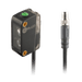 Photoelectric Sensor, OS10S-Series, Diffuse reflective vitreous body detect, Blue beam, Operating range 250 mm, NPN, L.O / D.O, 10…30V DC, -20…60°C, Switching frequency 300 Hz, IP67, 0.3 m + M8 3-pin connector