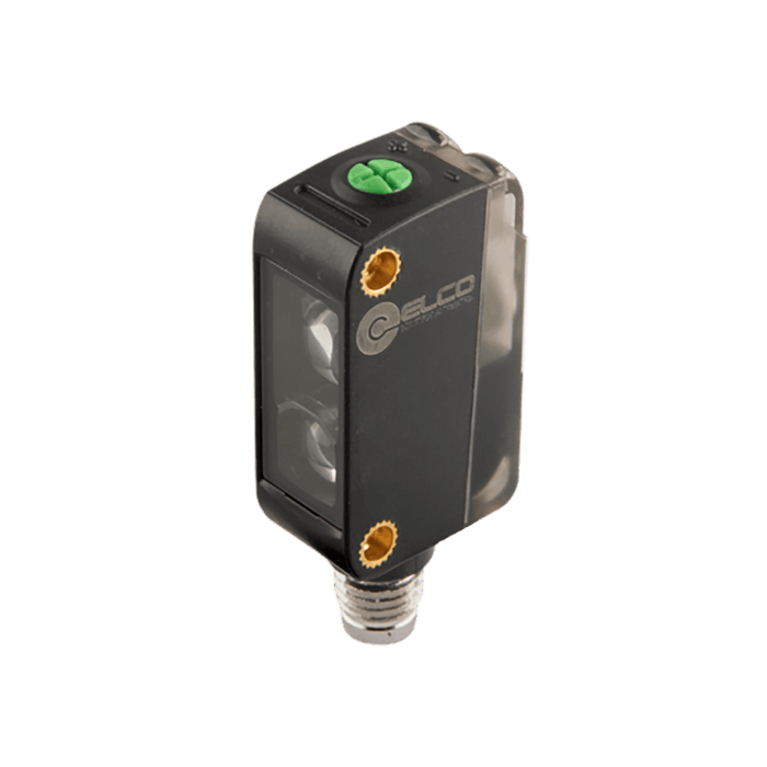 Photoelectric Sensor, OS10S-Series, Diffuse reflective vitreous body detect, Blue beam, Operating range 250 mm, PNP, L.O / D.O, 10…30V DC, -20…60°C, Switching frequency 300 Hz, IP67, M8 4-pin connector