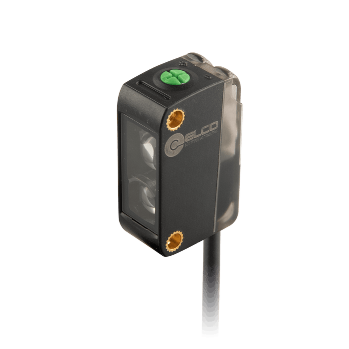 Photoelectric Sensor, OS10S-Series, Diffuse reflective vitreous body detect, Blue beam, Operating range 250 mm, PNP, L.O / D.O, 10…30V DC, -20…60°C, Switching frequency 300 Hz, IP67, Cable 2 m
