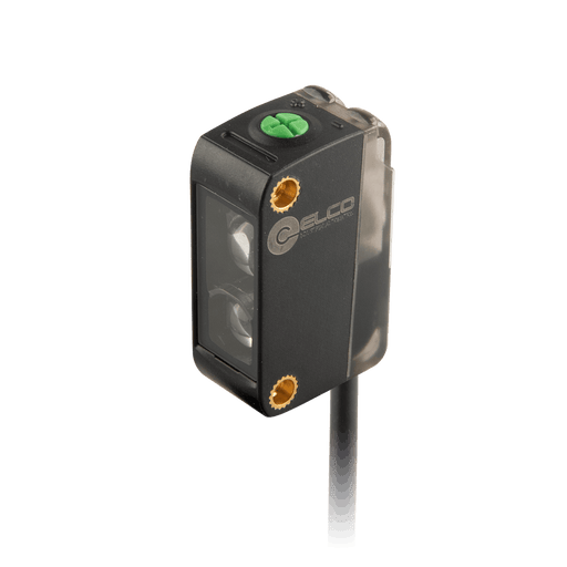 Photoelectric Sensor, OS10S-Series, Diffuse reflective vitreous body detect, Blue beam, Operating range 250 mm, NPN, L.O / D.O, 10…30V DC, -20…60°C, Switching frequency 300 Hz, IP67, Cable 2 m