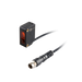 Photoelectric Sensor, OS10U-Series, Diffused, Laser beam, Operating range 30-300 mm, Push-Pull, L.O / D.O, 10…30V DC, -20…50°C, Switching frequency 500 Hz, IP67, 0.3 m + M8 4-pin connector