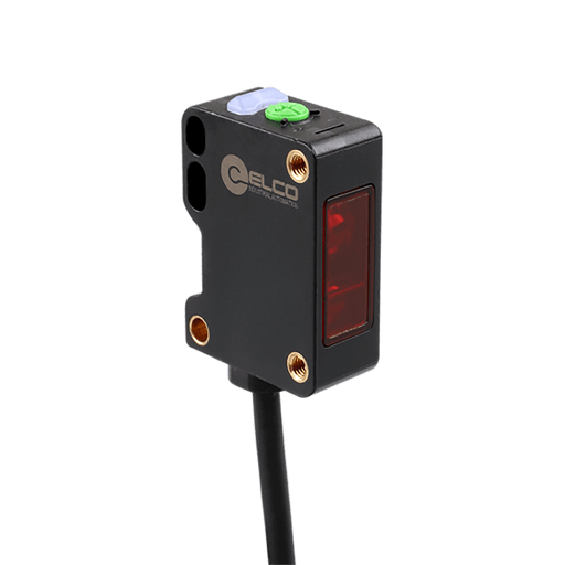 Photoelectric Sensor, OS20-Series, Polarized retro-reflective, Laser beam, Operating range 5 m, PNP, L.O / D.O, 10…30V DC, -25...55°C, Switching frequency 800 Hz, IP67, 2 m cable
