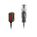 Photoelectric Sensor, OS22-Series, Opposed, Receiver, Red beam, Operating range 1 m, PNP, L.O, 10…30V DC, -10…50°C, Switching frequency 800 Hz, IP67, 0.3 m cable + M12 4-pin connector