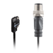 Photoelectric Sensor, OS4A-Series, Front-Opposed, Receiver, Red beam, Operating range 500 mm, NPN, L.O, 10…30V DC, -10…55°C, Switching frequency 800 Hz, IP67, 0.3 m cable + M12 4-pin connector