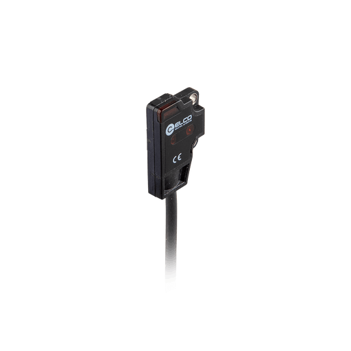Photoelectric Sensor, OS4-Series, Diffused fixed, Red beam, Operating range 1...30 mm, NPN, L.O, 10…30V DC, -10…55°C, Switching frequency 800 Hz, IP67, Cable 2 m