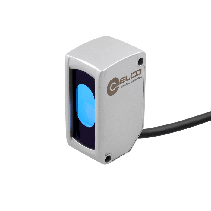 Distance Sensor, OSM41-Series, Laser Distance Sensor (TOF), Red laser, Operating range 0.1…10 m, Resolution 3 mm, 2 x NPN or PNP, 10…30V DC, -10…50°C, IP67, Cable 2 m