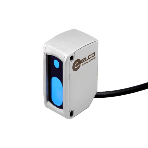 Distance Sensor, OSM42-Series, Laser Distance Sensor (Triangulation), Red laser, Operating range 150…1500 mm, Resolution 1 mm, 2 x Push-Pull, Teach button, 10…30V DC, -10…50°C, IP67, 2 m Cable