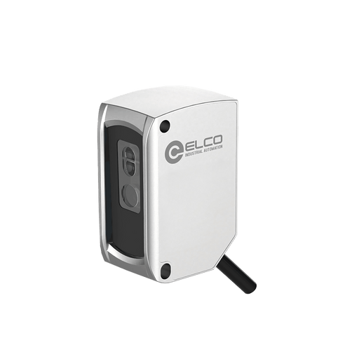 Distance Sensor, OSM42-Series, Laser Distance Sensor (TOF), Infared laser + Laser indication, Operating range 50…2500 mm, Resolution 5 mm, 2 x Push-Pull, Teach button, 10…30V DC, -10…50°C, IP67, 2 m Cable