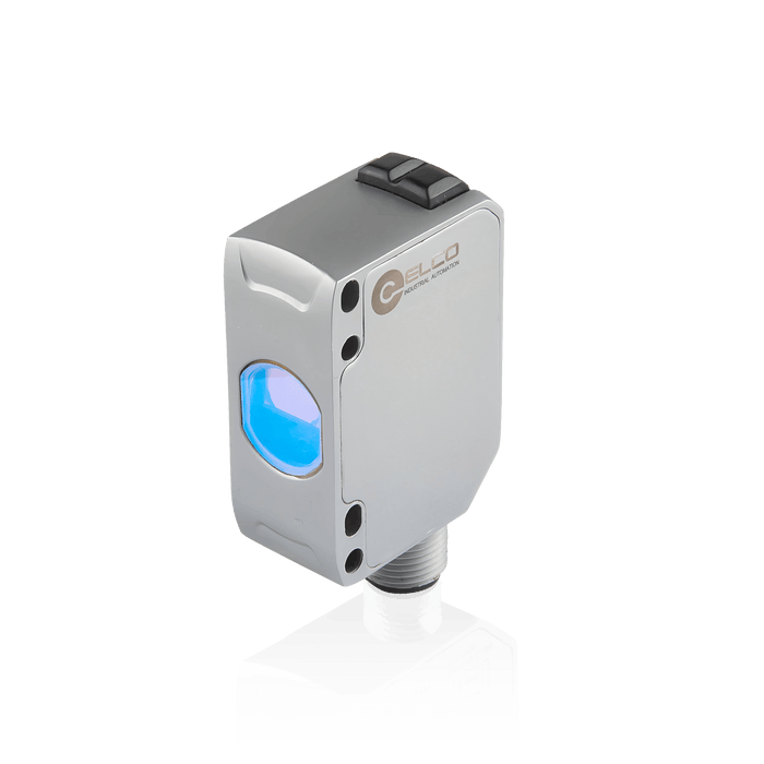 Distance Sensor, OSM45-Series, Laser Distance Sensor (Triangulation), Red laser, Operating range 35…310 mm, Resolution 0.1 mm, NPN or PNP, RS-485, 10…30V DC, -10…50°C, IP67, M12 5-pin connector