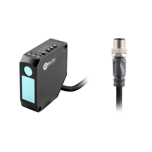 Distance Sensor, OSM61-Series, Laser Distance Sensor (Micrometer distance measurement), Red laser, Operating range 120 mm +/- 60 mm, Resolution 1 μm, 2×NPN or PNP, RS-485, 10…30V DC, -10…50°C, IP67, 0.3 m Cable + M12 8-pin connector