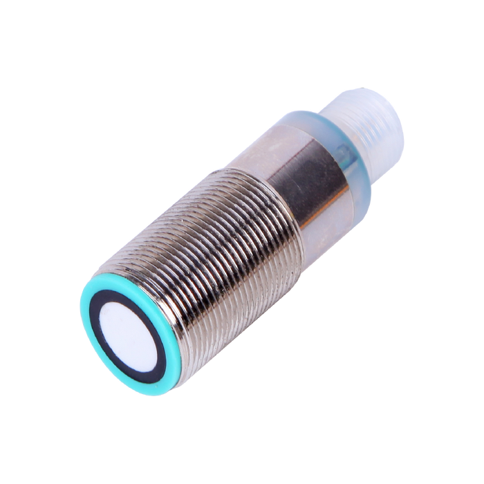Ultrasonic Sensor, G18-Series, Diffused, Operating range 30…350 mm, Resolution 0.17 mm, Analog 4...20 mA, 15…30 V DC, -25…70 °C,  Switching frequency 20 Hz, IP67, M12 4-pole