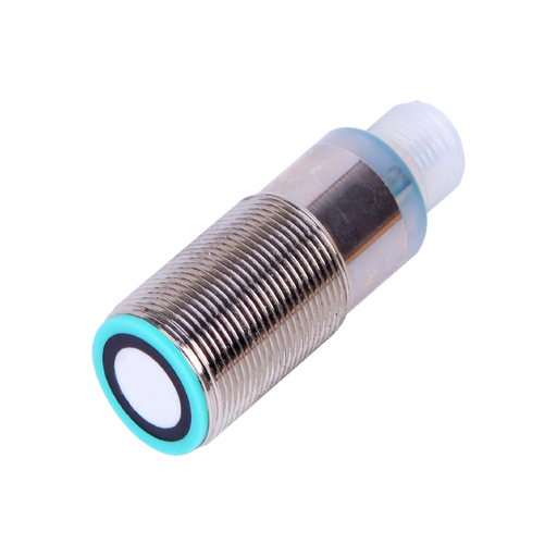 Ultrasonic Sensor, G18-Series, Diffused, Operating range 20…150 mm, Resolution 0.17 mm, Analog 4...20 mA, 15…30 V DC, -25…70 °C,  Switching frequency 20 Hz, IP67, M12 4-pole