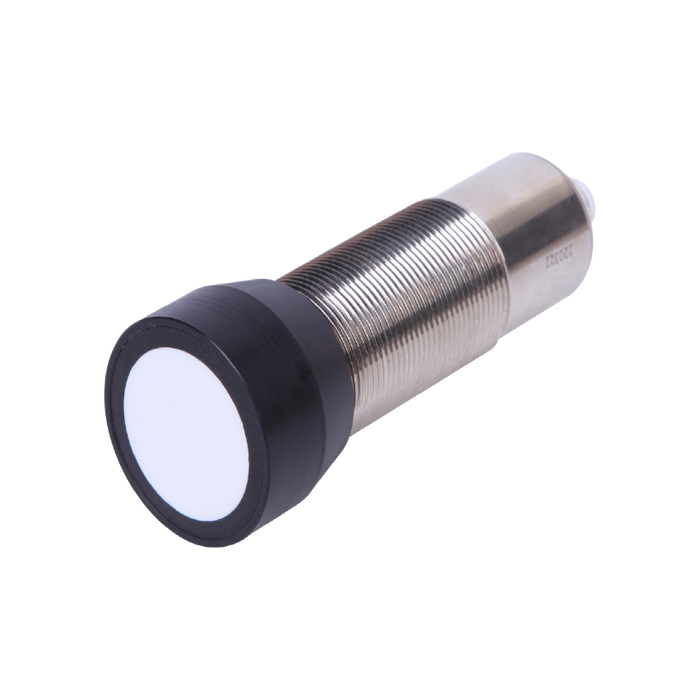 Ultrasonic Sensor, G30-Series, Diffused, Operating range 200…4000 mm, Resolution 1 mm, Analog 5...10 V, 15…30 V DC, -25…70 °C,  Switching frequency 3 Hz, IP67, M12 4-pole